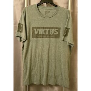 Viktos Black Arms Comp Gray T-Shirt Mens Size L Large